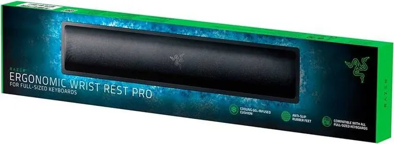 ^ RAZER Ergonomic Wrist Rest for Full-size Keyboards qo‘l tayanchi 3