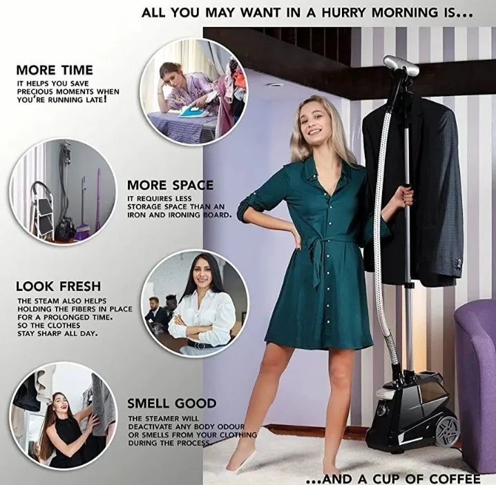 Garment Steamer X3 (SX3) polga qo‘yiladigan bug‘lagich 7