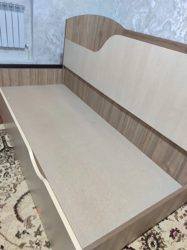 Кровать двухэтажная с матрасом! Качество отличное!