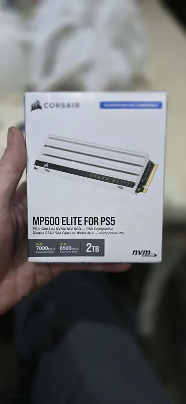 Ssd 2tb Corsair mp600elite как новый ,красивый радиатор 1 Ssd 2tb Corsair mp600elite как новый ,красивый радиатор 1