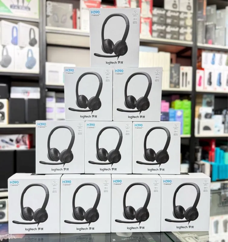 Logitech H390 / H340 / H111 Наушники с микрофоном USB и 3.5mm Оригинал Logitech H390 / H340 / H111 Наушники с микрофоном USB и 3.5mm Оригинал