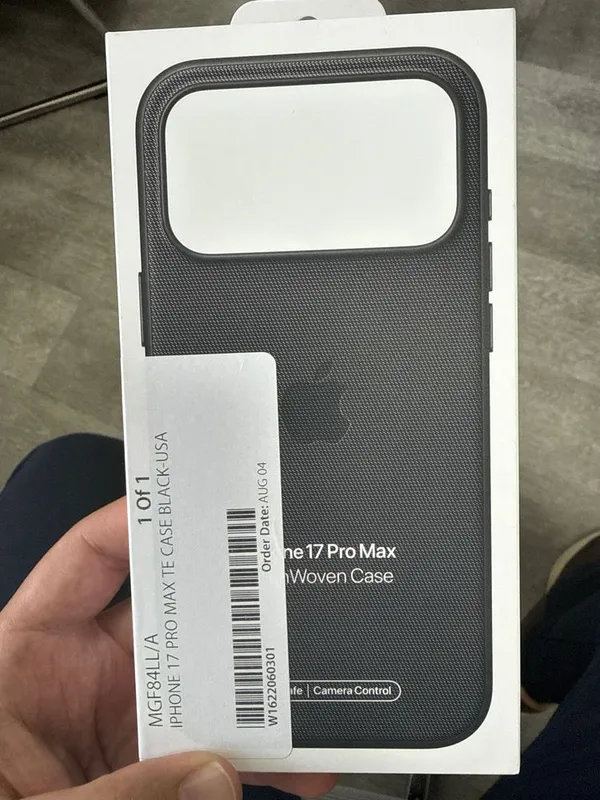 Iphone 17 pro max techwoven case chexol Iphone 17 pro max techwoven case chexol