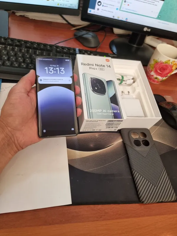 Redmi note 14pro +5G 12/256gb ideal ochilmagan usta kurmagan aybi yuq — фото 1