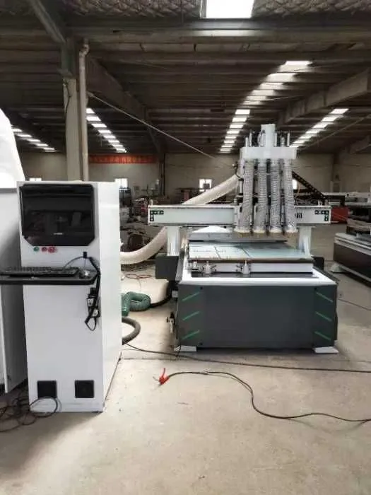Фрезерный станок с ЧПУ 4 шпинделя 1300×2500 | CNC станок для МДФ, ДСП