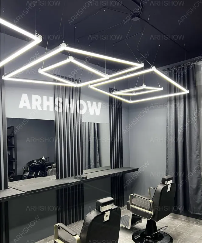 LED освещение для барбершопа квадрат 1.2×1.2 м — фото 3