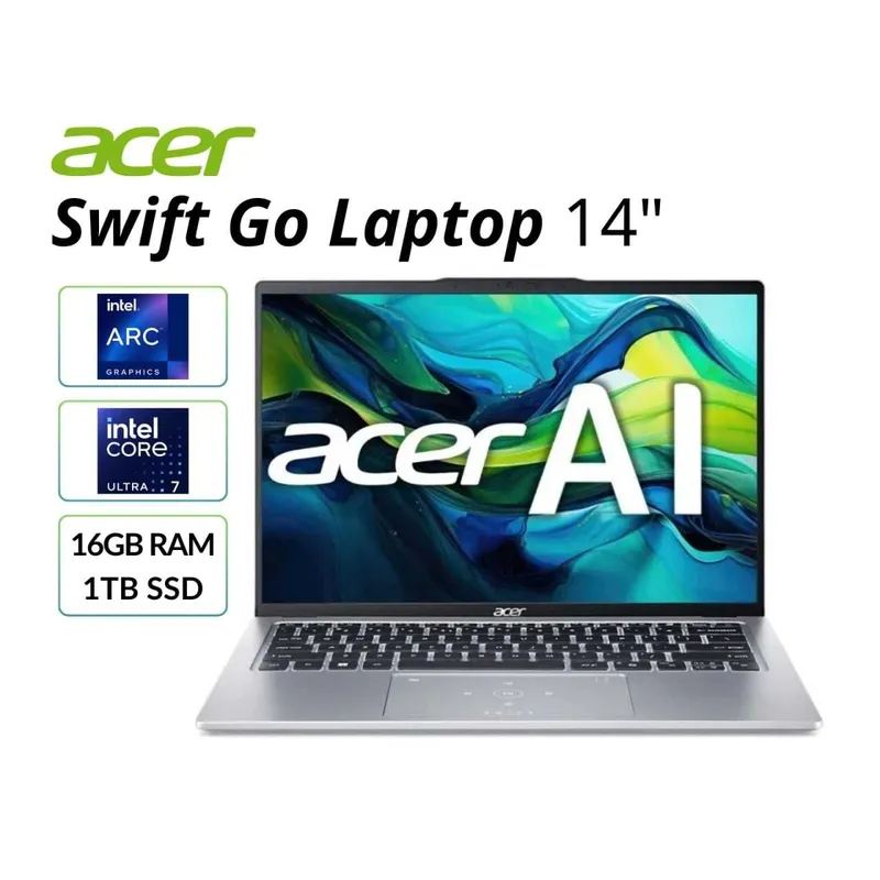 Acer Swift GO 14 Sensor Ultra 7-155H DDR5 16gb 6400hz/ M2 1000gb