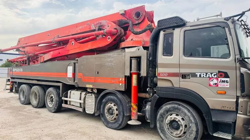 Бетононасос HYUNDAI TRAGO KCP55ZX170 5