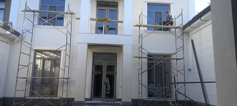 Fasad ishlari Travertin Marmarino Leanardo Luchento Bazalt Tyaga va ha 7