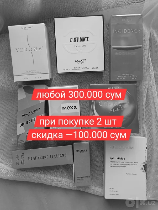 1-OKTABRGACHA! Zavod qadoğidagi yangi atir, 100% original 2 1-OKTABRGACHA! Zavod qadoğidagi yangi atir, 100% original 2