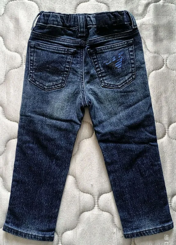 Модные джинсы для мальчика от Armani (original) — фото 1 Модные джинсы для мальчика от Armani (original) — фото 1