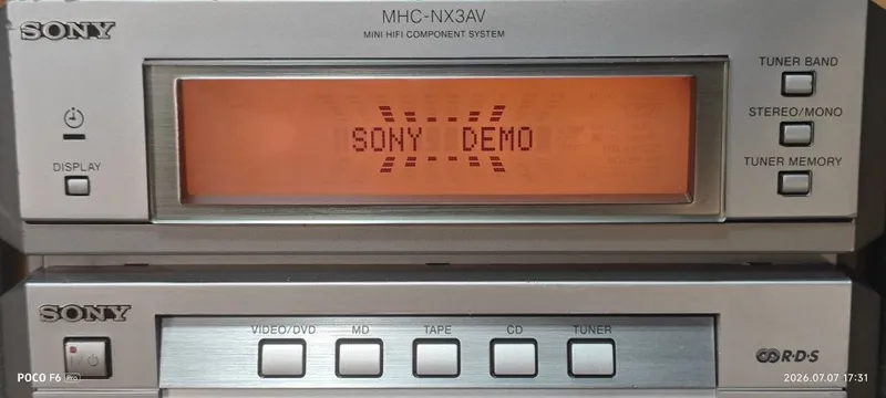 Музыкальный центр Sony MHC-NX3AV с пультом ,с блютуз 4 Музыкальный центр Sony MHC-NX3AV с пультом ,с блютуз 4