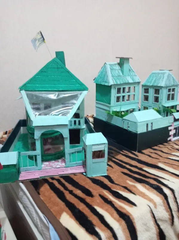Домик из картона 5 Домик из картона 5
