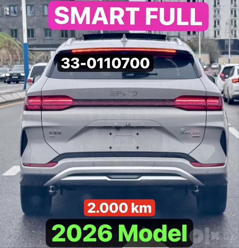 Byd song champion 695 eng fuli Smart. 2026 model. Probeg 1.777 1 Byd song champion 695 eng fuli Smart. 2026 model. Probeg 1.777 1