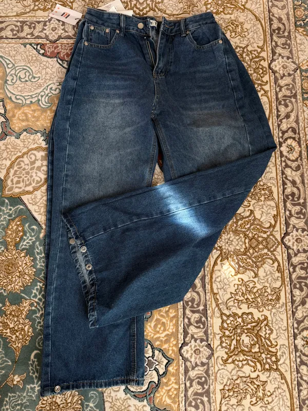 Buggy jeans holati yangi razmer L