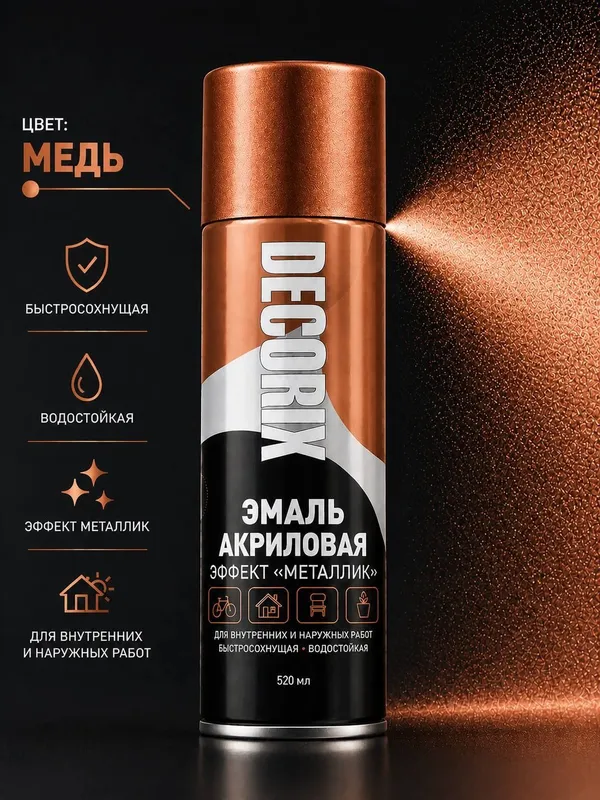 Эмаль Аэрозольная Акриловая 8 Эмаль Аэрозольная Акриловая 8