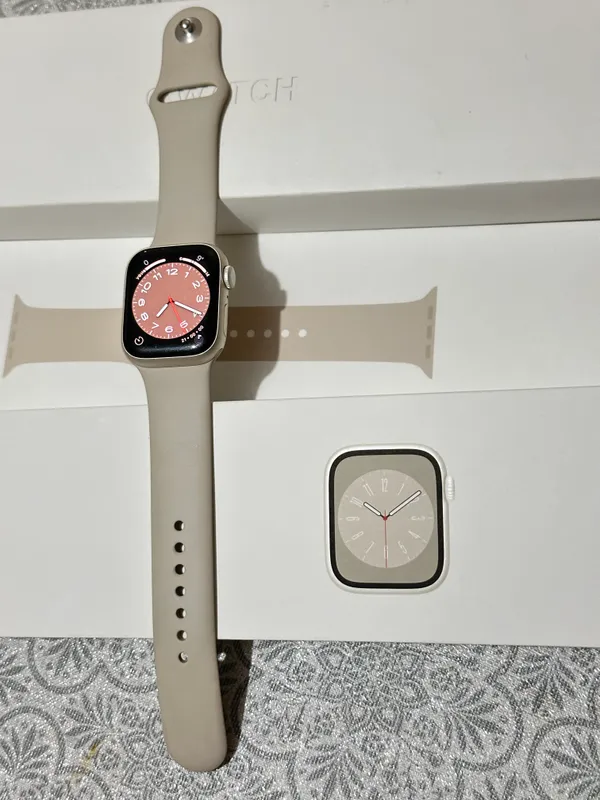 Apple Watch 8 Series 41 mm – Bej rang, yangidek! 1