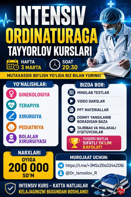 Ordinaturaga tayyorlov kurslari