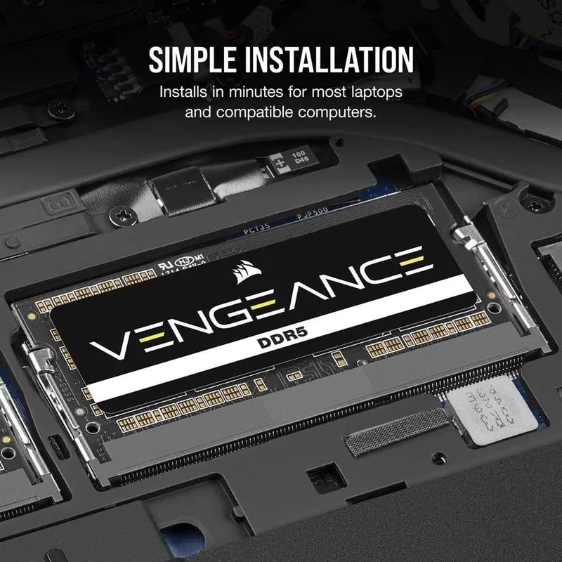 Оперативная память Corsair Vengeance Sodimm DDR5 96GB (2x48GB) 5600Mhz — фото 3 Оперативная память Corsair Vengeance Sodimm DDR5 96GB (2x48GB) 5600Mhz — фото 3