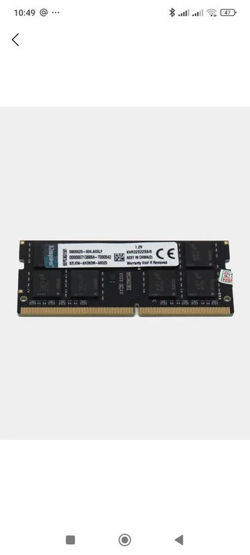 Оперативная память для ноутбука Kingston DDR4 16GB 3200Mhz SODIMM — фото 1