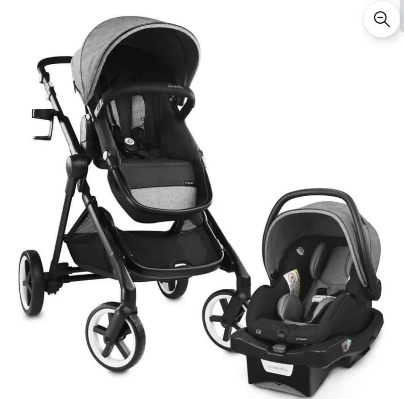 Evenflo Gold Pivot Xpand Smart Modular Travel System (Moonstone) 3 Evenflo Gold Pivot Xpand Smart Modular Travel System (Moonstone) 3