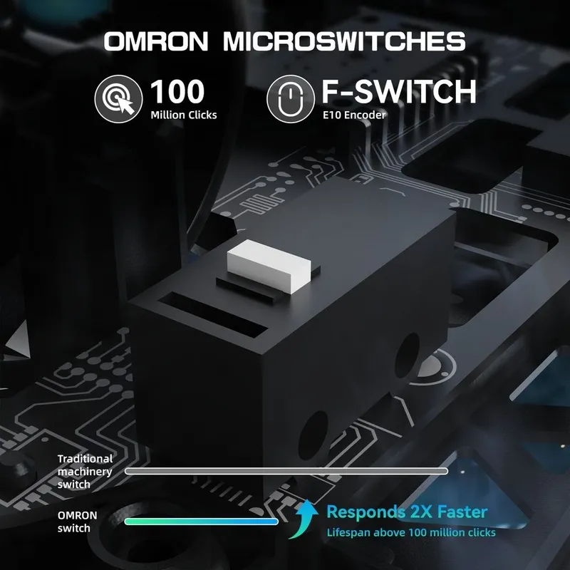 NEW Mouse Attack shark R5 Ultra PAW3950 8K dpi 42000 — фото 7