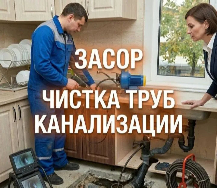 Канализация ЗАСОР 24/7 Сантехник прочистка канализации ZASOR SANTEXNIK