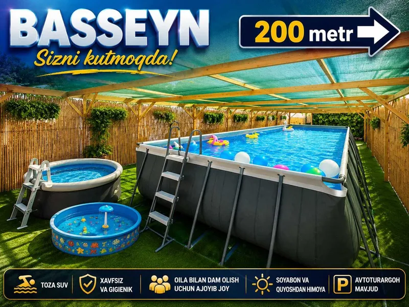 Basseyn. Intex 10×5 eng kattasi. Kichiklari ham qoshib beriladi