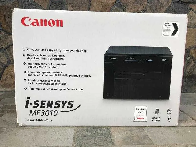 Canon MF3010 i-SENSYS 3 ta 1 da lazerli ko‘p funksiyali qurilma. Pul o‘tkazmalari mavjud 2