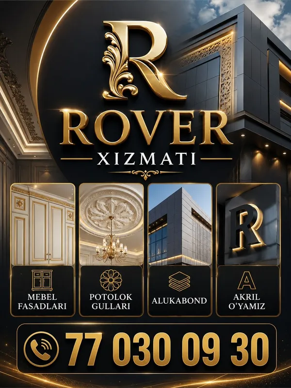 Rover xizmati ALUKABOND MDF