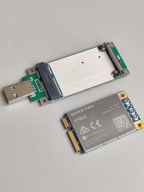 Модем QUECTEL EP06-E LTE miniPCIE + usb adapter адаптер 2 Модем QUECTEL EP06-E LTE miniPCIE + usb adapter адаптер 2