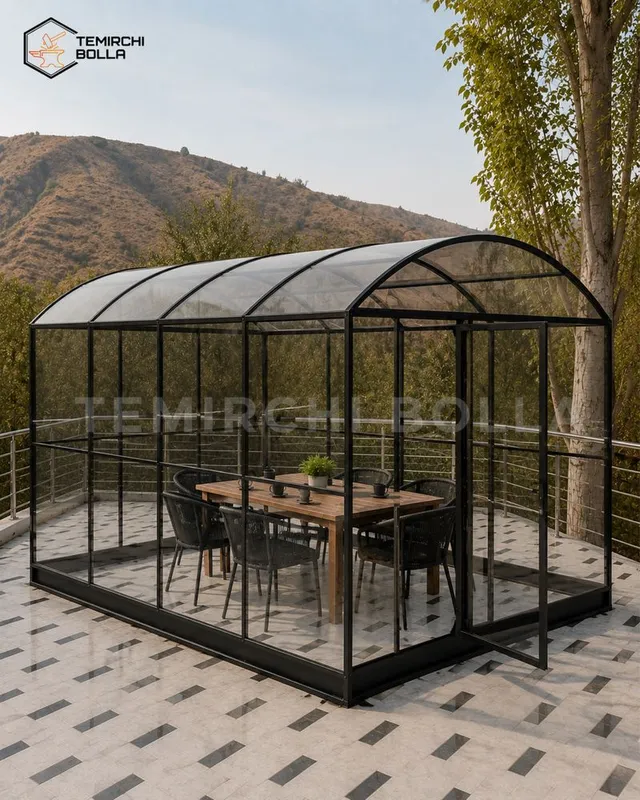 Капсула беседка 4×3,5 м / Kapsula PVX / Kafe restoran 1 Капсула беседка 4×3,5 м / Kapsula PVX / Kafe restoran 1