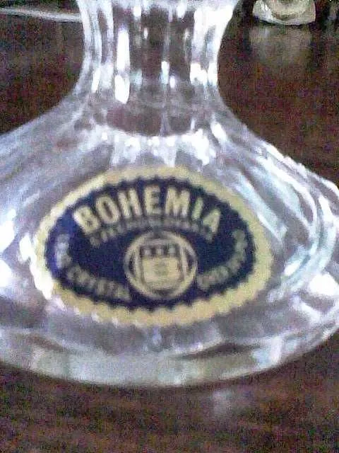 Bohemia /Богемия - ваза хрустальная в упаковке (Чехословакия) — фото 1