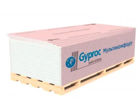Гипсокартон GYPROC МУЛЬТИКОМФОРТ 2500*1200*12,5мм 1 Гипсокартон GYPROC МУЛЬТИКОМФОРТ 2500*1200*12,5мм 1