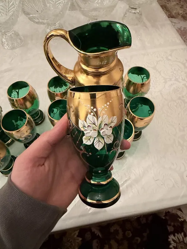 Графины Чешские 2 комплекта — фото 2