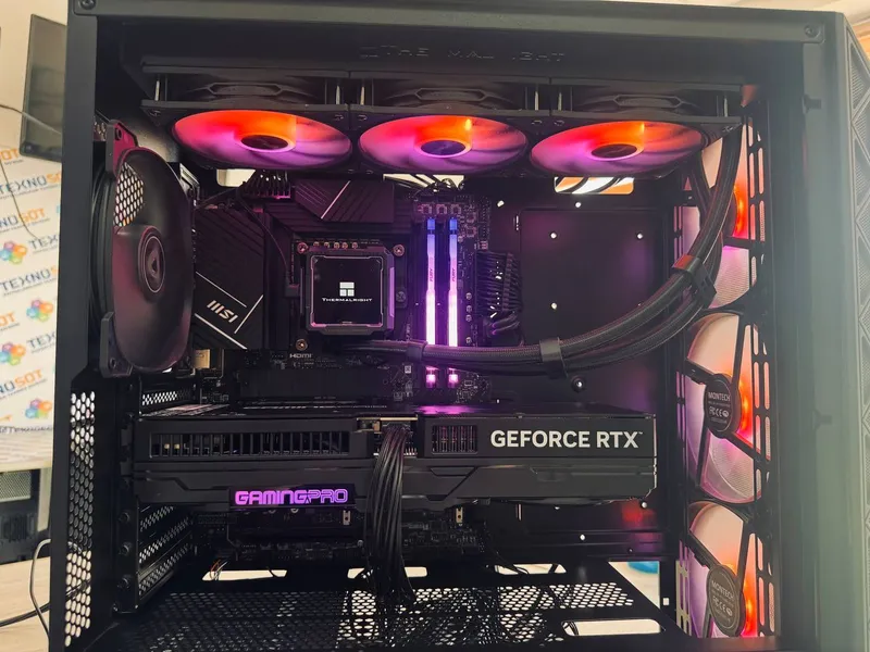 Мощный игровой ПК + монитор (бонус: HP KM300F Gaming Combo) — фото 1