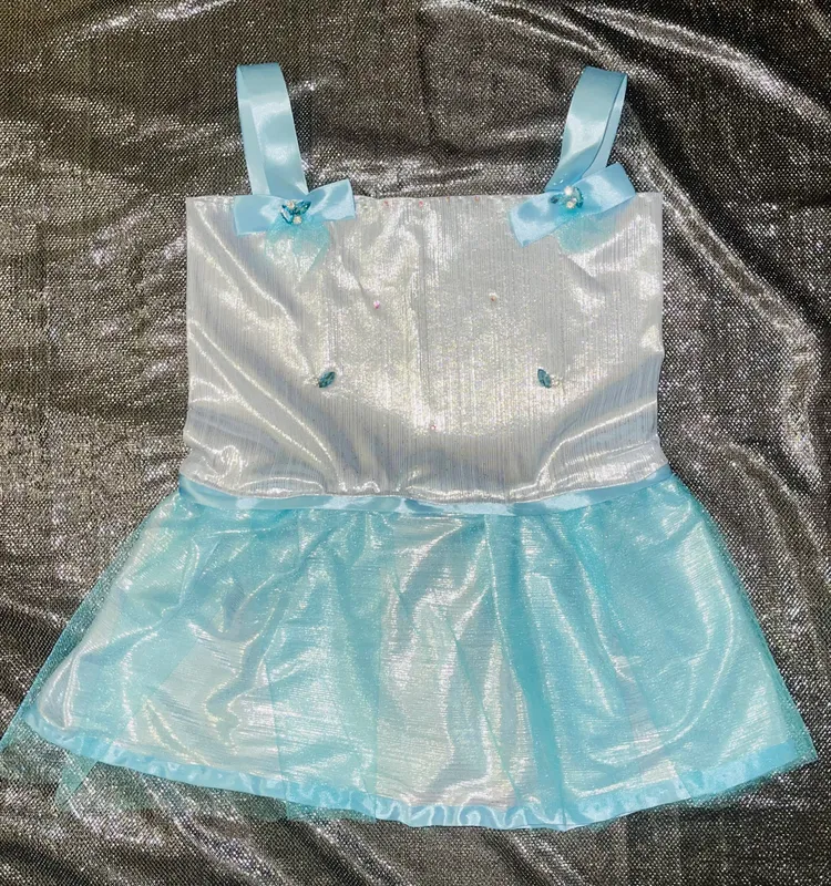 Blue Dress Emerald - Платье Голубое на 2-3 Года