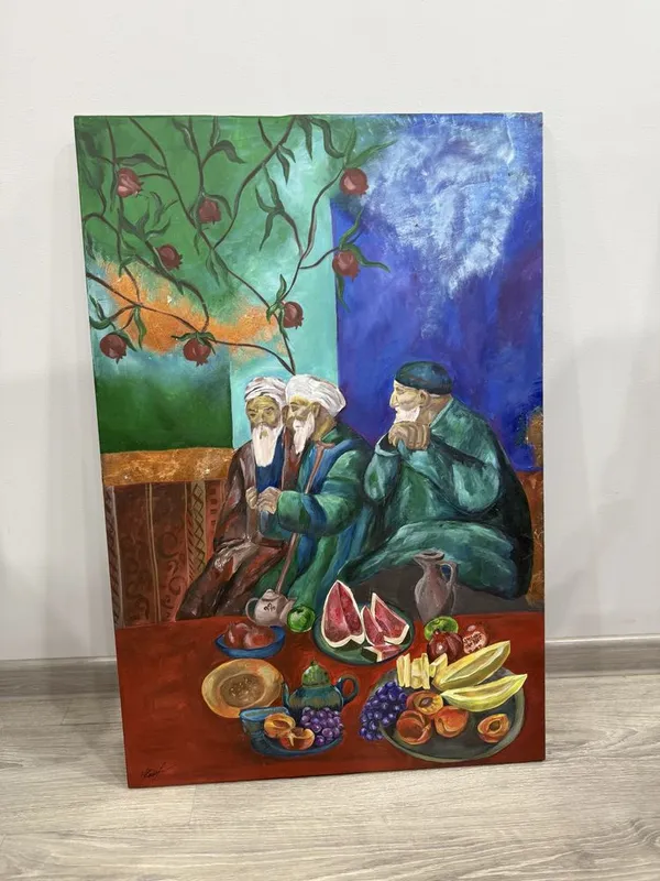 Iliq sharqona kayfiyatdagi kartina 2