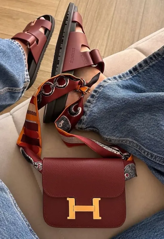 Hermes tapochka hamda sumka orginal do'konidan