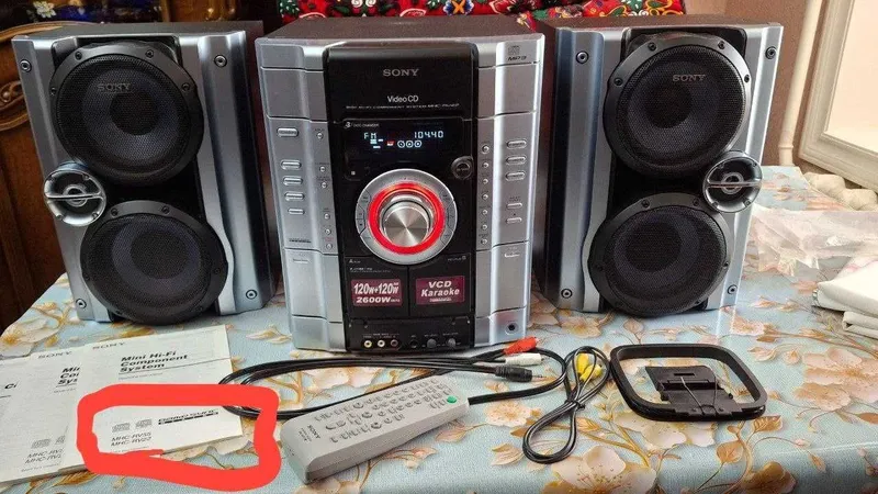 НЕДОРОГО! музыкальный центр Sony MHC-RV22 120 Вт. — фото 3
