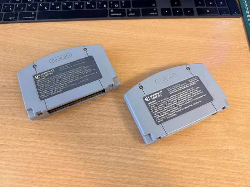 Продам два картриджа nintendo 64 mario cart forsaken 2