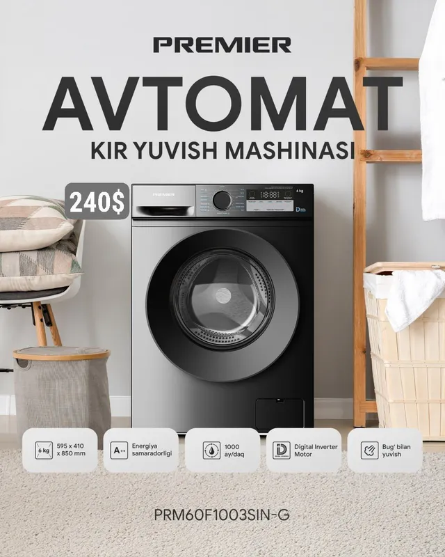 INVERTER_6-КГ_PREMIER_стиральная машина/kirmashina INVERTER_6-КГ_PREMIER_стиральная машина/kirmashina