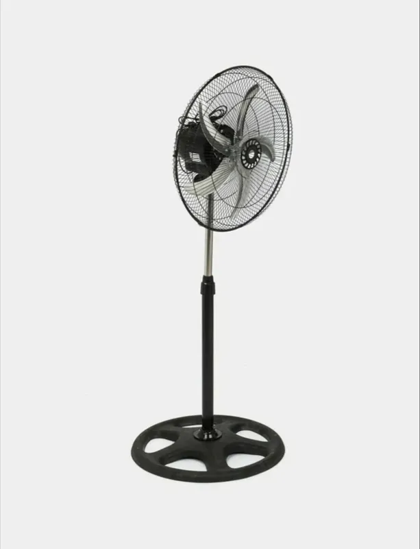 Вентилятор напольный для дома алюминиевых 5 лопастей качественный — фото 2