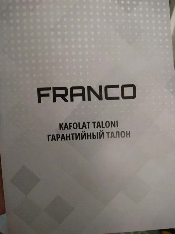 Стиральная машина Franco 9 кг 1