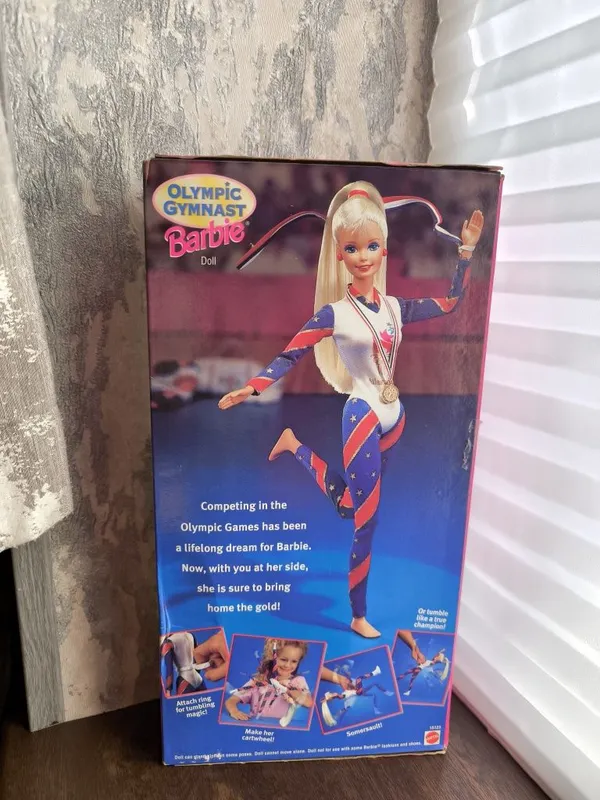 Barbie olimpic gymnast 1996 год оригинал — фото 5