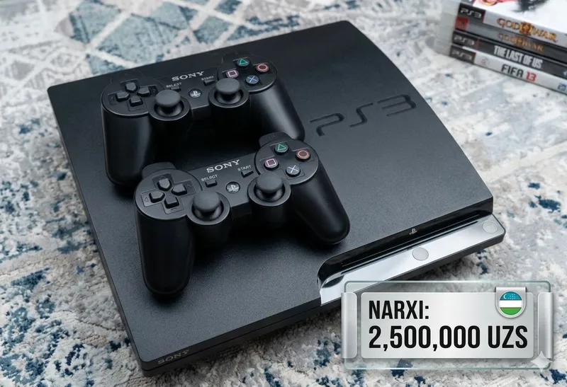 PS3 2ta pulti bor ozgincha ishlatilgan holati zor
