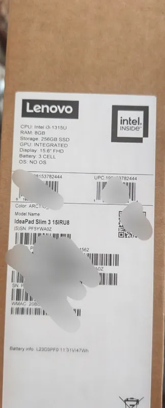 Lenovo IdeaPad Slim 3 15IRU8 — фото 1