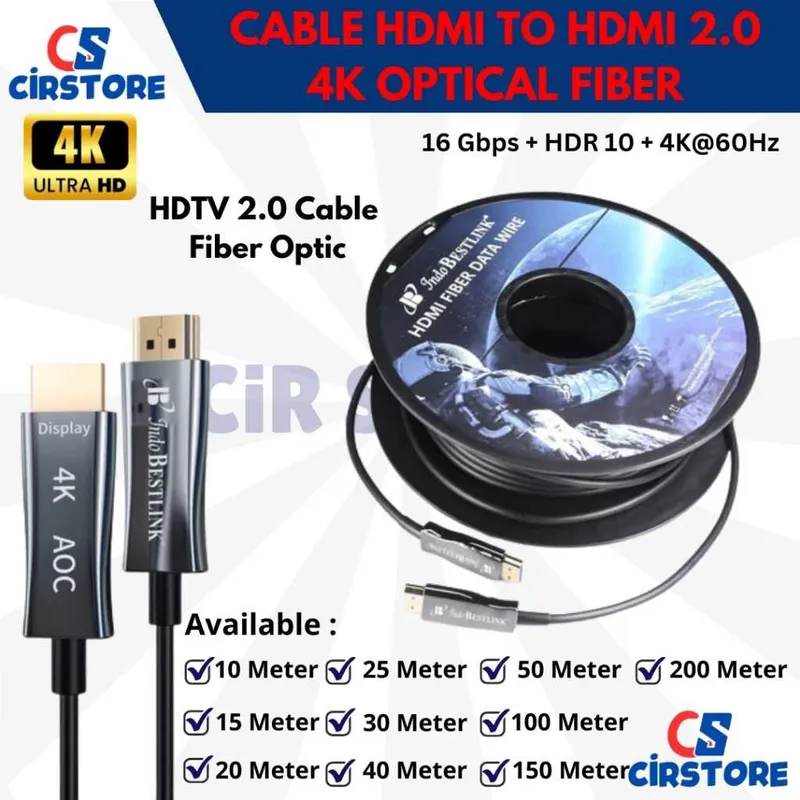 HDMI 2.1 AOC Оптический кабель 50 м, 8K/4K UHD 2
