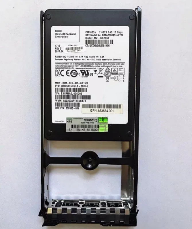 SSD для Сервера SSD Hpe 1.92 Tb sas 12G RI SFF 2.5 1 SSD для Сервера SSD Hpe 1.92 Tb sas 12G RI SFF 2.5 1