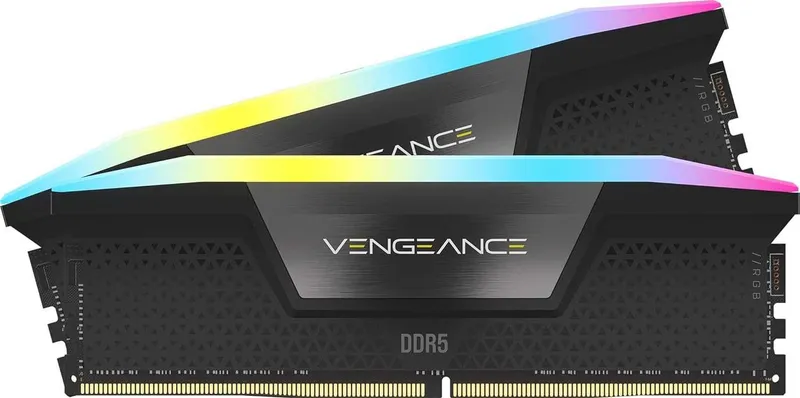 ! RAM CORSAIR VENGEANCE RGB 96 ГБ (2×48 ГБ) DDR5 C40, 5600 цена с НДС 1 ! RAM CORSAIR VENGEANCE RGB 96 ГБ (2×48 ГБ) DDR5 C40, 5600 цена с НДС 1