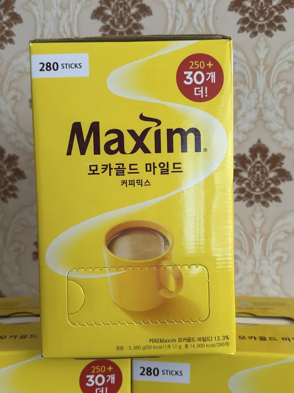 Корейский кофе 3 в 1 Maxim Mocha gold mild 280 стиков 2 Корейский кофе 3 в 1 Maxim Mocha gold mild 280 стиков 2